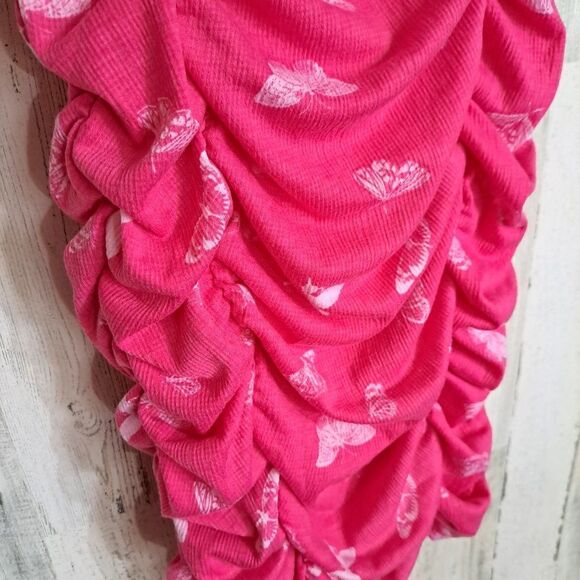 Urban Outfitters Butterfly Brenan Ruched mini dress NWT - Picture 5 of 11